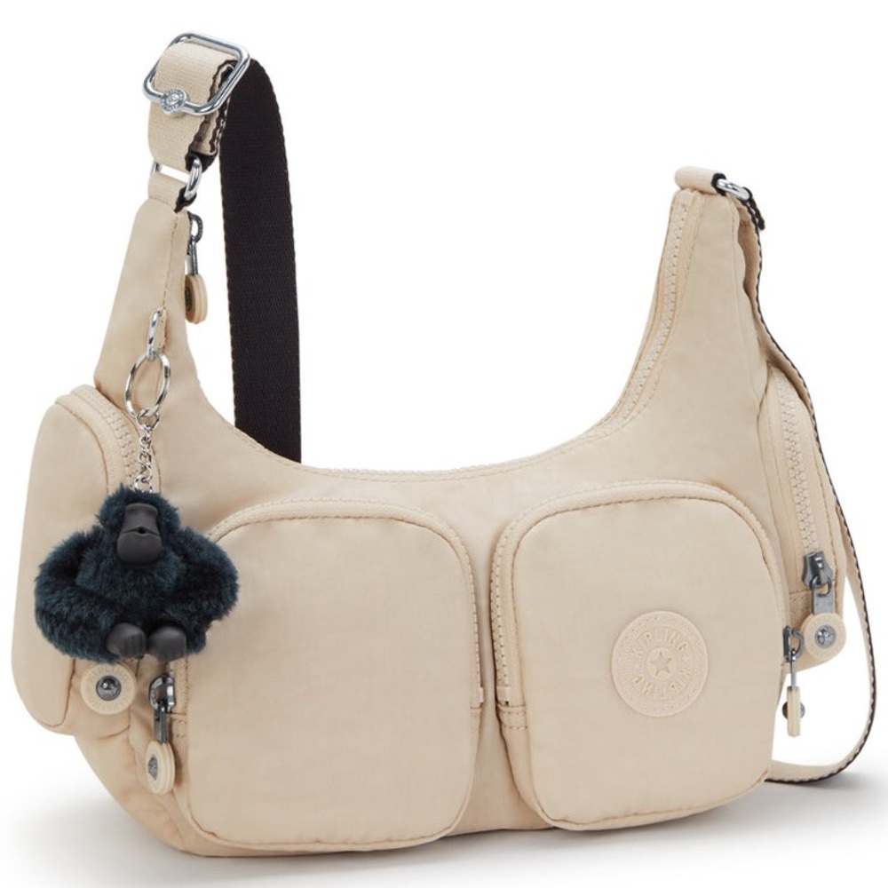 Kipling Rikka Small Crossbody Bag in Back To Beige
